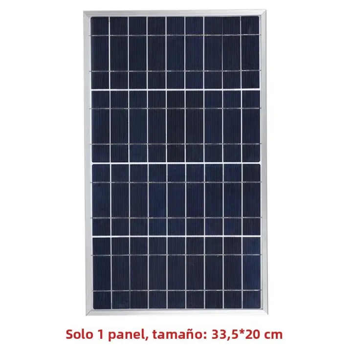 Kit De Panel Solar De 600W Completo 12V Polícrata USB Poder Portátil Para Exteriores Recargable Generador Solar Para El Hogar - 1
