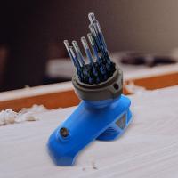 Afilador De Brocas Eléctrico Profesional Portátil Con 19 Orificios Y Pads Antideslizantes Universal Máquina De Moldeo Multipropósito - details 2
