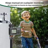 Sistema De Riego Inteligente Con 1/2/3 Salidas Timer Automático Para Jardín Exterior Programador De Riega Faucet Y Mangueira - details 4
