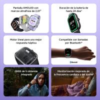 Xiaomi Redmi Watch 5 - Llamadas Bluetooth, Pantalla AMOLED 2.07", Monitor de Frecuencia Cardíaca, Monitorización de Sueño, Cancelación del Ruido, Control de la Cámara, Colores: Negro, Plata o Morado (Versión ESPAÑOLA) - details 8