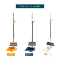 Juego De Escoba Plegable Y Escoba Para Limpieza Del Hogar Y Oficina No Adhiere Pelo Uso Seco Y Húmedo Plástico Resistente - details 0