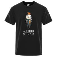 Camiseta De Algodón Para Hombre Con Impresión Divertida De Madre De Gatos Estilo Casual Transpirable Y Cómoda Para El Verano - details 1
