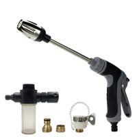 Nueva Pistola De Agua Para Jardín Con Alta Presión Plástica Herramienta De Limpieza Para Lavado De Coches Y Rociador De Juego De Agua - details 1