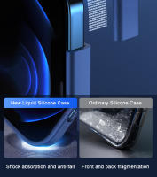 Funda De Silicona Líquida Para iPhone 15 11 12 13 14 pro Max Mini X XR XS 8 plus Magnética Carga Inalámbrica Protectora Anti-Resbaladiza Anti-Scratch - details 3