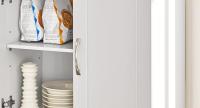 Armario Auxiliar Multiusos de Pared Mueble Baño Colgar Armario Suspendido con 2 Puertas Blanco 60 x 30 x 60 cm FRG231-W ES - details 1