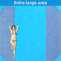 Manta De Playa Impermeable 2x2.1m Plegable Y Portátil Para Camping Y Picnics Matrícula Ligera Para Exterior Y Arena - details 2