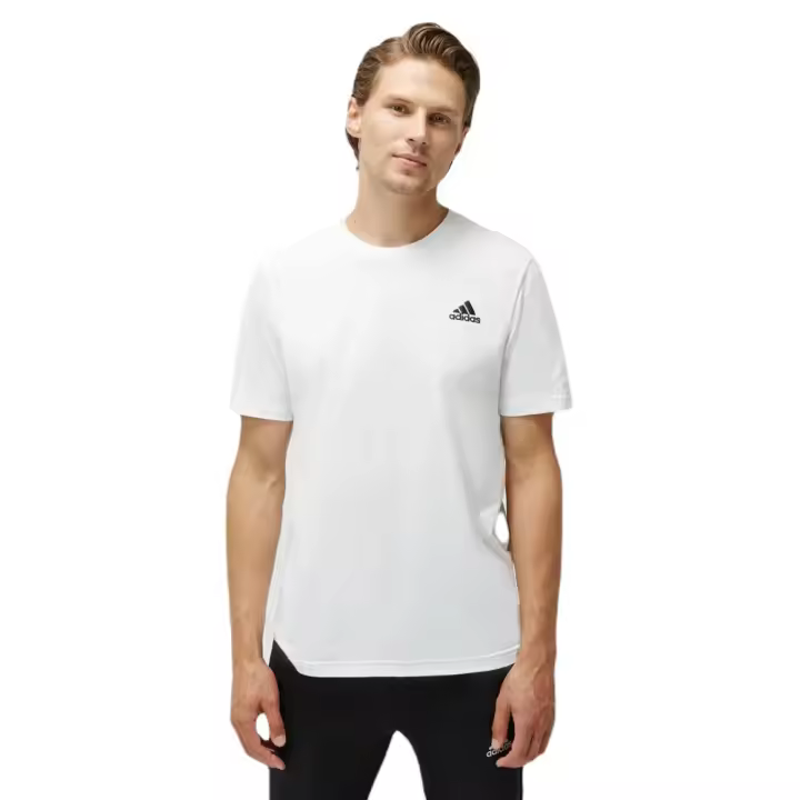 Camiseta Adidas Essentials Blanco Ic9286 T Shirt Hombre - 1