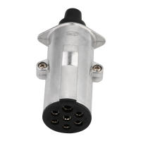 Adaptador De Enchufe Para Remolques Plug N Typ 7 Puertos Plástico 24V Para Luces De Freno Indicadores Lámpara Antiniebla - details 0