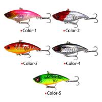 Pack 5 Señuelos Fishing Minnow 5cm/11G-Cebos Artificiales Duros para Lucio, Spinning en Mar y Río, Carnada 3D Realista - details 3