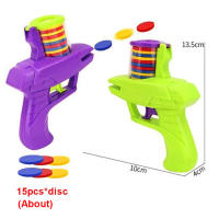 Lanzador De Disco Saucer Volador Juguete De Entrenamiento Exterior Disparador De Espuma Juguetes De Combate Suave Para Niños Y Niñas Regalo De Navidad - details 5