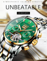Reloj De Pulsera Automático LIGE 2024 Para Hombre Lujo Deportivo Resistente Al Agua Con Tourbillon Y Funciones Adicionales Acero Inoxidable - details 0