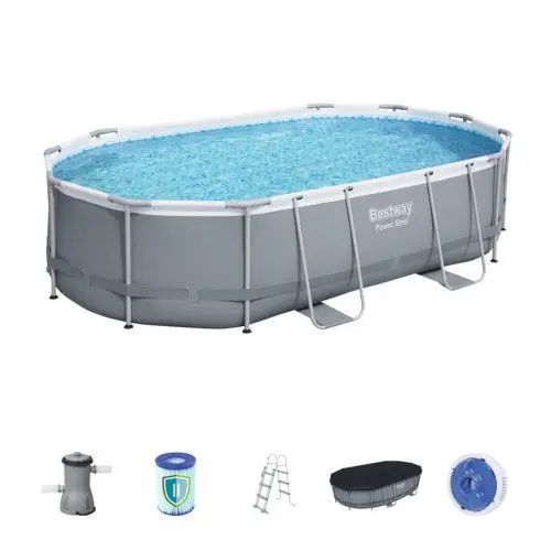 Piscina superficie BESTWAY Oval Power Steel 56448 - 1