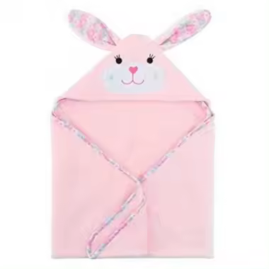 Toalla para Bebé Conejito Rosa.  Zoocchini - 1