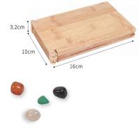 Juego de mesa con Piedras de Piedra-Juego de Mesa Kalaha con tablero de Madera plegable-Jugos de Mesa para Familia-Jugos de estraegia para niños y adultos - details 2
