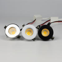 Luz De Techo Spot LED COB 3W Pequeño CRI90+ AC85-265V Terminales Negras Blancas Y Plateadas Para Armario Instalación Auto-contenida - details 2