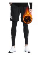 Pantalones De Entrenamiento Deportivo Para Hombres Leggings De Compresión Calientes Secado Rápido Para Correr - details 1