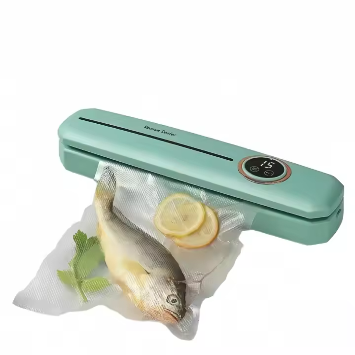 IPSDI Máquina selladora al vacío de alimentos, sistema automático de sellado de aire para almacenamiento de alimentos, modos de comida seca, - 1