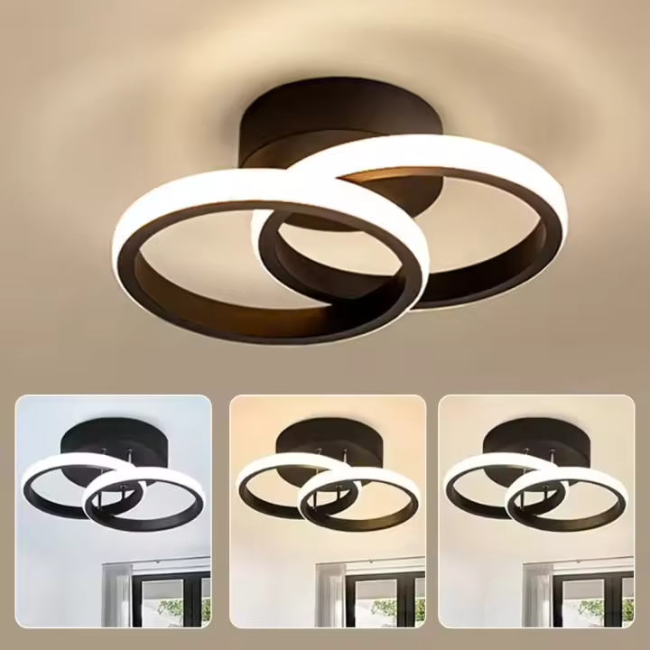 Lámpara De Techo LED Moderna Para Pasillo Escaleras Entrada Attic Iluminación Interior Cuadrada Estilo Minimalista Luces Fixiones Para Cocina - 1