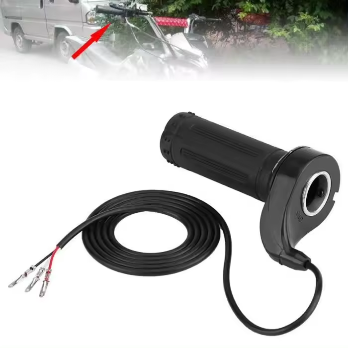 Acelerador universal para motorceta y Scooter Eléctrico con 3 cables de 12, 24, 36 y 48 V - 1