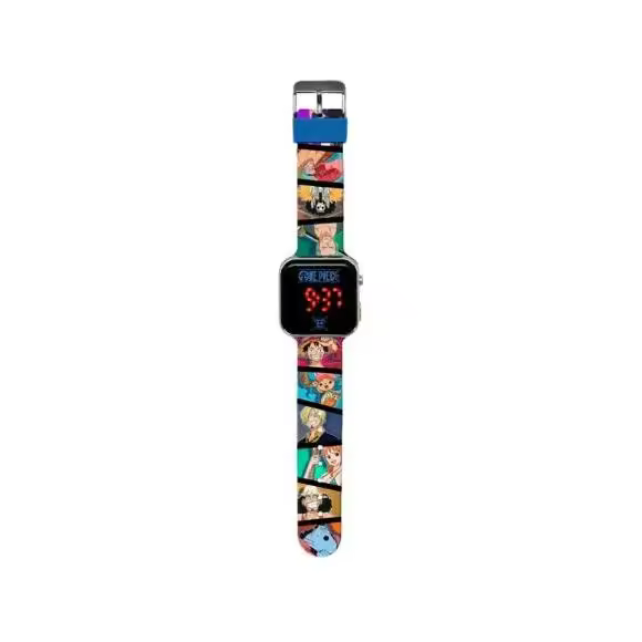 ONE PIECE LUFFY RELOJ LED DIGITAL MULTICOLORES - 1