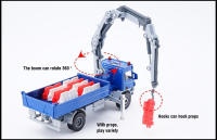 Camión De Juguete De Aleación De Metal 1/50 Para Niños Modelo De Grúa De Transporte Coleccionable Miniatura Regalo Para Niños - details 9