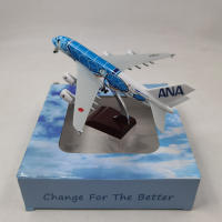 Modelo De Avión A380 ANA Turtle Airlines a Escala 1:400 Con Plataforma De Aterrizaje De 20cm Colección De Juguetes De Aleación Para Niños Y Adultos - details 6