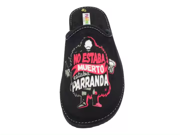 Zapatillas De Casa Para Caballero Divertidas De Parranda - 1