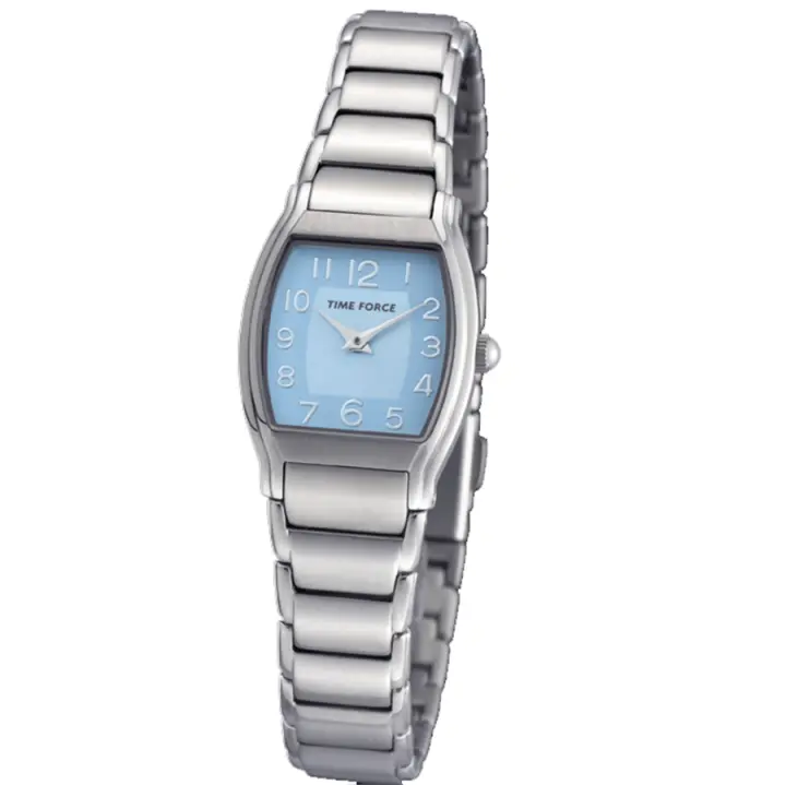 Time Force Tf3360b03m  Reloj Para Para Mujer Color Plateado - 1