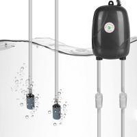 Mini Compresor De Oxígeno Para Acuario Con Enchufe EU Doble Salida Bomba De Oxigenación Para Tanque De Peces Suministros De Acuario - details 6