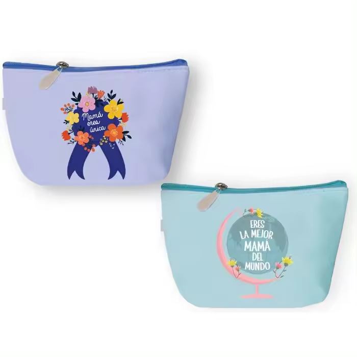 Bolsa neceser con frase divertida para mamá - Envío aleatorio - Marca Poessa - 1