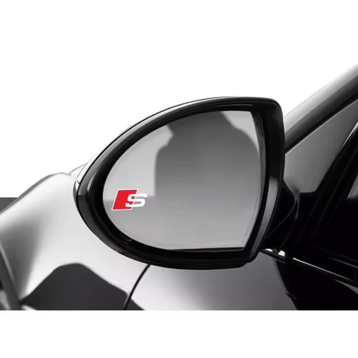 Pixel Kit Adhesivo Compatible con Audi S Line Espejos 2 Piezas Coche Pegatinas Sticker Vehiculo Pegatina - 1
