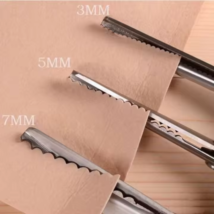 Tijeras De Borde Escalonado Para Costura En Tela Cuchillo Clipper De Acero Inoxidable Con Longitud De 23 Cm Para Tailor - 1