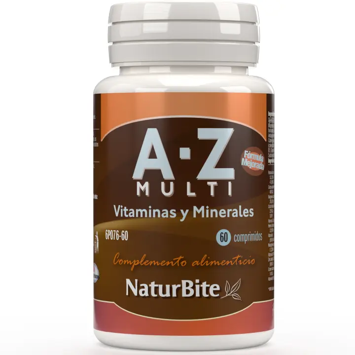 NaturBite. A-Z Multivitaminas y Minerales para un óptimo Equilibrio Nutricional y Vitalidad - 1