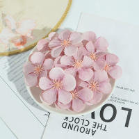 50Pcs Pétalos De Cerezo Artificiales De Seda Para Decoración De Casamiento Fiesta Hogar DIY Scrapbook Tarjeta Artesanía - details 13
