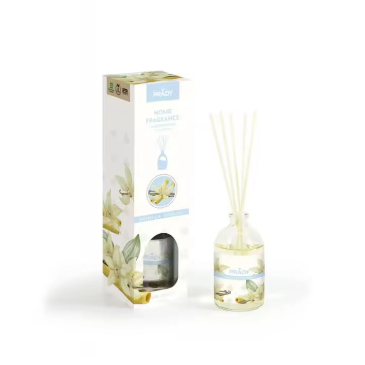 Mikado Ambientador Prady 100ml – VAINILLA TOSCANA | Aroma Duradero para el Hogar - 1