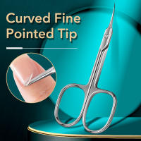 Tijeras De Manicura Rusas Para Corte De Cutículas Y Eliminación De Piel Muerta Acero Inoxidable Curvas Profesionales Para Uñas Y Podar Los Pies - details 0