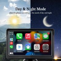 Reproductor Multimedia CarPlay Android Auto Para Coche Pantalla Táctil Portátil De 7 Pulgadas Con USB AUX Para Cámara Trasera - details 2