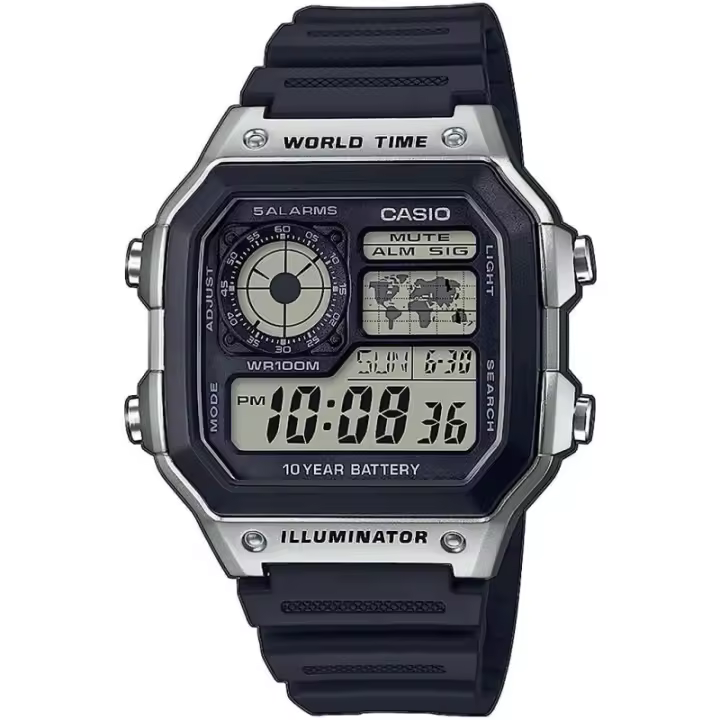 Reloj Casio Hombre Digital Ae-1200wh-1cvef - 1