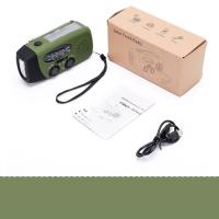 Radio de emergencia meteorológica NOAA de manivela manual alimentación por Energía Solar con 3LED interior 2000mAh Fuente de Alimentación Móvil - details 4