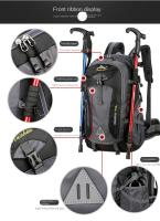 Mochila de nailon impermeable para hombre y mujer, morral informal para viajes al aire libre, senderismo, Camping, montañismo, bolsas deportivas juveniles, novedad - details 6