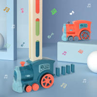 Juego De Dominó Automático Para Niños Coche Eléctrico Kit De Bloques De Ladrillo Juguete Creativo DIY Regalo De Cumpleaños Para Niños - details 1