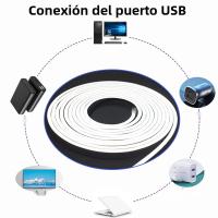 Tira De Luces LED Neón Toque USB 5V 120LED/M Dimmable Impermeable Para Silicona Tubo Habitación Cocina Decoración De Ambiente - details 10
