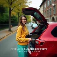 Asalvo Silla de Auto Profix i-Size 76–150 cm – Compacta, Plegable, con Isofix + Top Tether, Reposacabezas Ajustable y Protección Lateral Avanzada - details 1