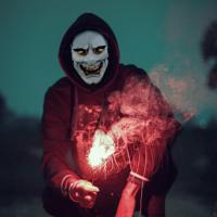 Bluetooth APP Control Smart LED Face Masks Programmable Change Face DIY Photoes For Party Display LED Light Mask For Halloween Carnival - details 10