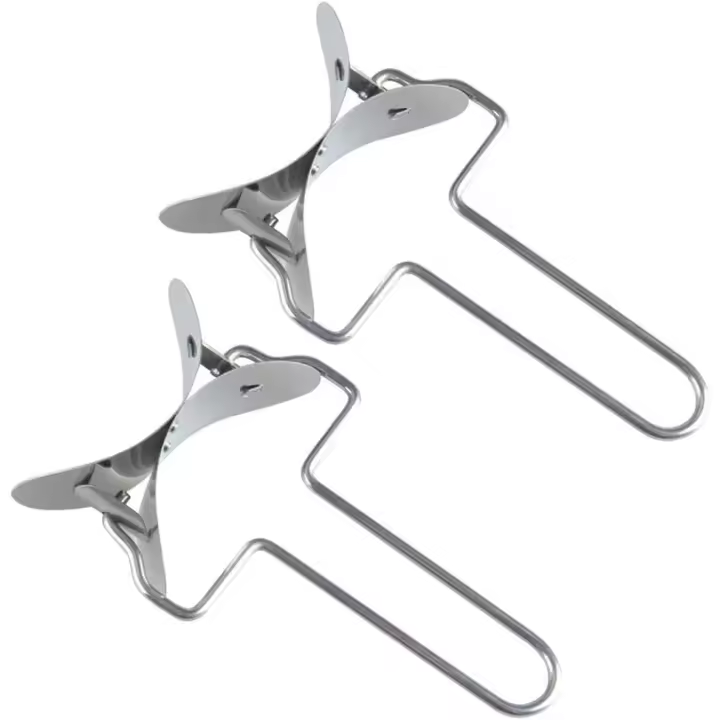 Juego de 2 bolas de grasa de acero inoxidable para galletas de raviolis Pierogi - 1