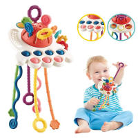 Juguetes Sensoriales Para Bebés 7 En 1 Sortidor De Formas Con Cuerda De Pulir Juguete Educativo Montessori Para Niños De 1 a 3 Años - details 14