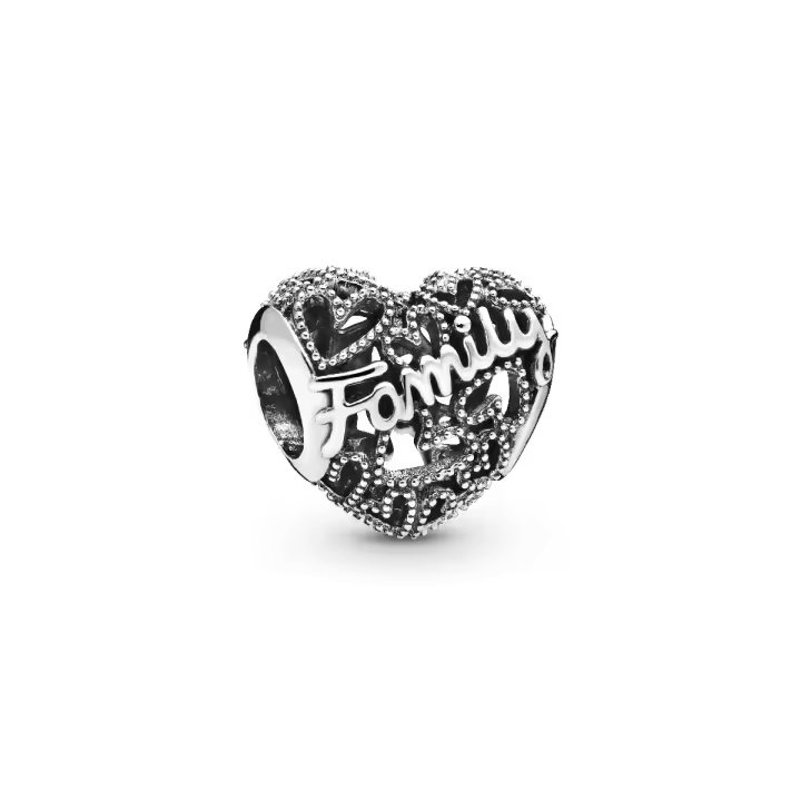 Charm Pandora Corazón de familia - 1
