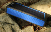Bateria Externa 26800 mAh, Powerbank con Linterna, Banco de energía solar, USB C, batería solar, 4 puertos USB, batería solar, 36 linternas LED, batería solar, resistente al agua, para exteriores, iPhone Samsung (azul) - details 9