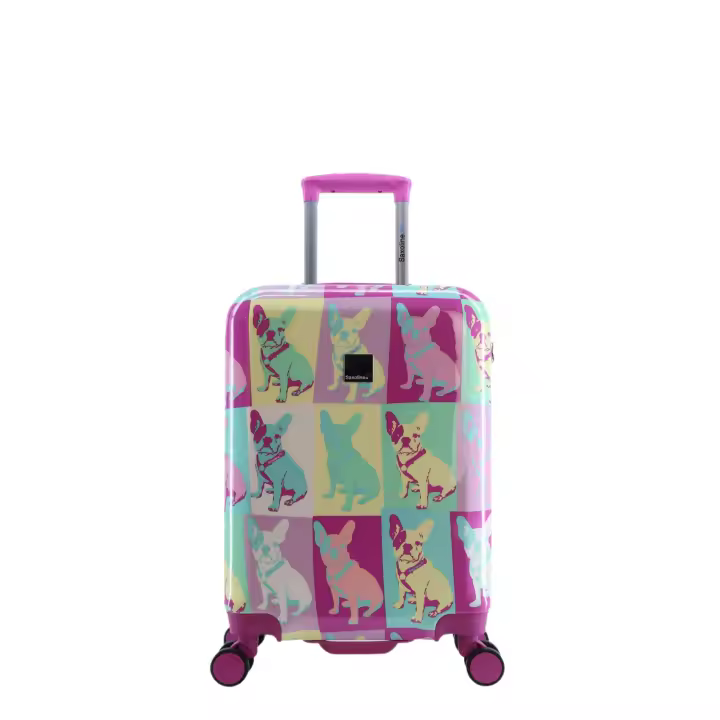 SAXOLINE -  Maleta de cabina, coleccion Bulldog ,material ABS, medidas 57x36,5x24 cm, 43 litros, 4 ruedas, 2.8 kg - 1