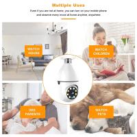 Cámara De Vigilancia WiFi E27 8MP Lámpara De Surveillance Con Zoom Digital 4X Visión Nocturna En Color Detección De Humanos AI Para El Hogar Inteligente - details 9